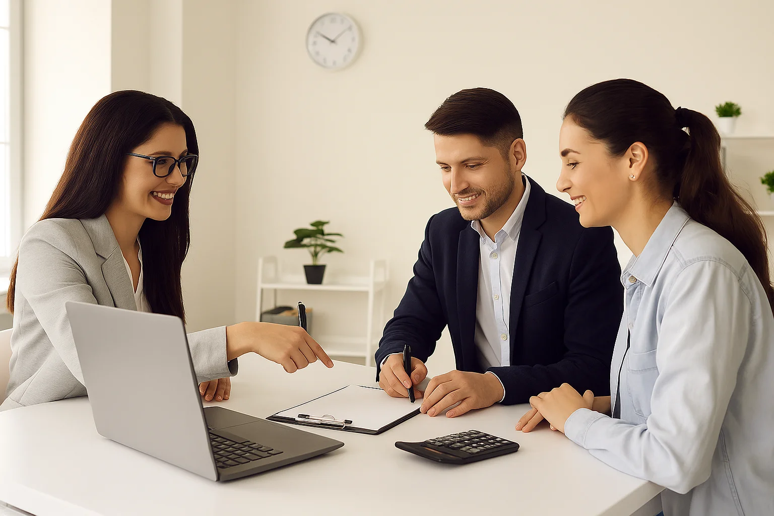 Profesional independiente trabajando